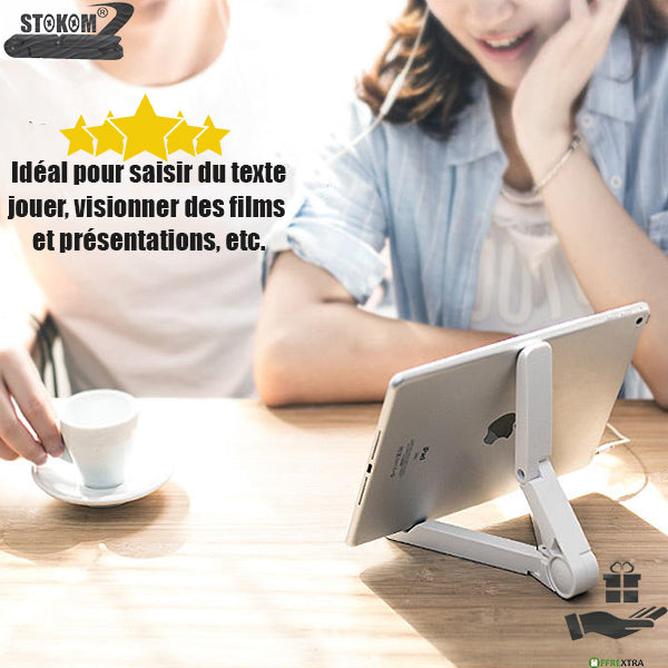 Support pliable STOKOM® | Le pied de support idéal pour en voyage, parfait pour le bureau et aux activités