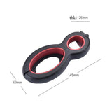6 in 1 Multi Function Can Opener Bottle Openers Stainless Steel Jar Gripper Can Wine Beer Lid Twist Off Jar Opener Claw