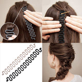 MISM Women Fashion Magic French Hair Braiding Tool Waves Braider Roller DIY Hair Twist Styling Bun Maker Bands Twist Accessories