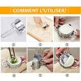 Milinex™ | Mini moule à boulette en acier inoxydable.