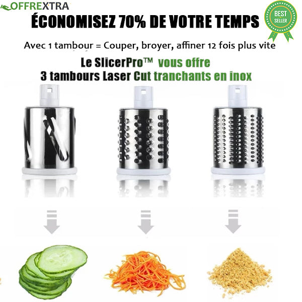 Ventes chaudes | Lekoch SlicerPro™ - Râpe multifonction en polypropylène & acier inoxydable. ❂Innovation