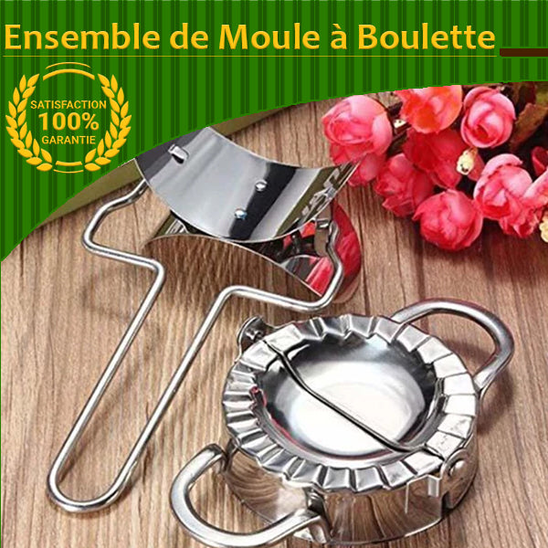 Milinex™ | Mini moule à boulette en acier inoxydable.