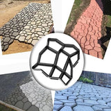 DIY BETONIA® moule à pavé réutilisable de 9 alvéoles qui vous permet de créer votre propre chemin ou terrasse!