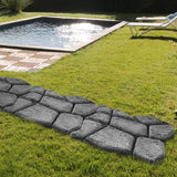 DIY BETONIA® moule à pavé réutilisable de 9 alvéoles qui vous permet de créer votre propre chemin ou terrasse!