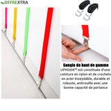 Sangle UPHOOK™ | Sangles multifonctionnelles en nylon avec crochets en acier inoxydable.